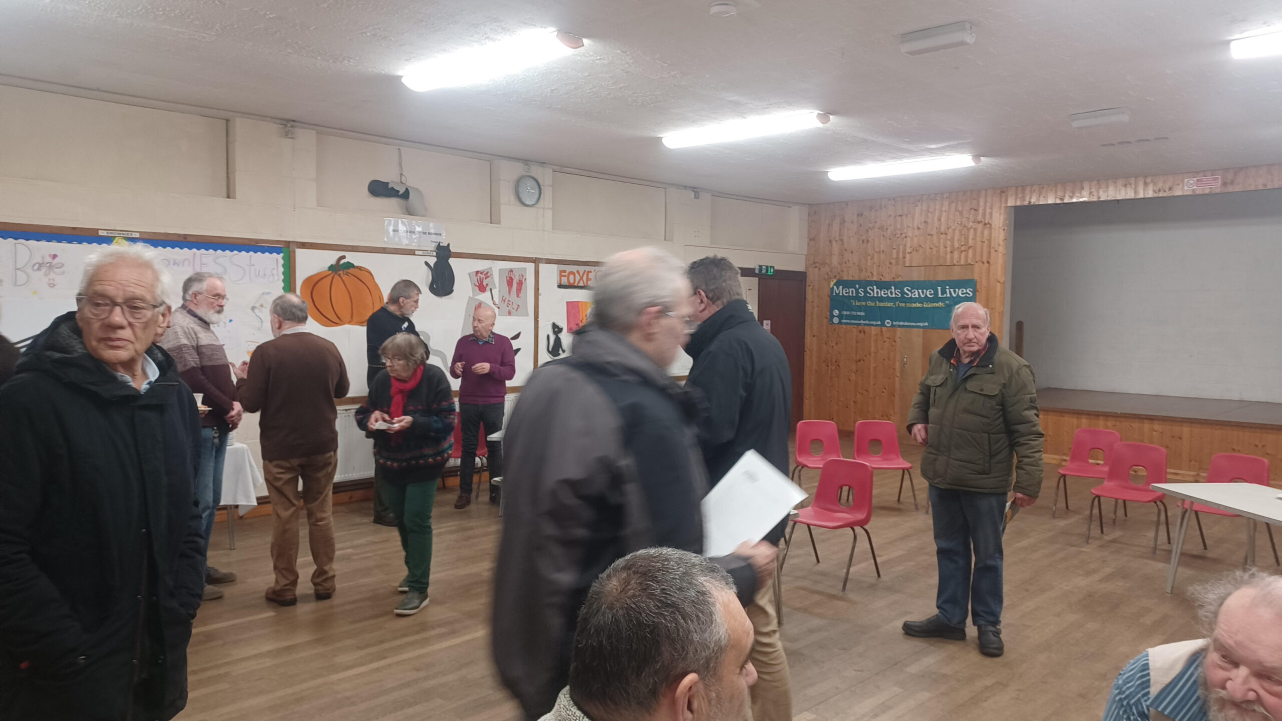 Opening day the Guides Hall